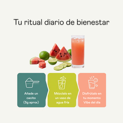 Calm Vibe - bebida en polvo sabor sandía-lima